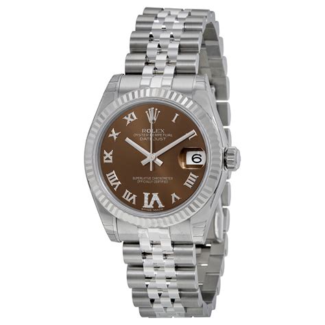 rolex brown face ladies|brown dial Rolex.